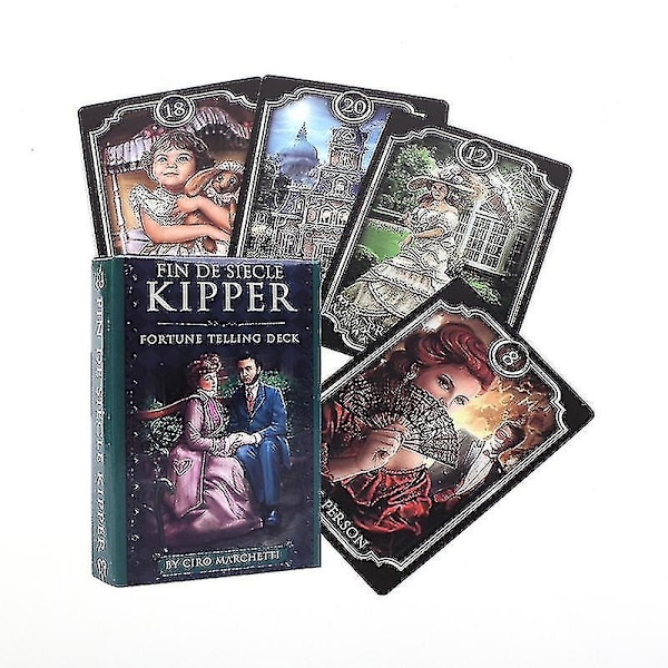 Fin Sieve Kipper Tarotkort Oracle Engelsk Version Brädspel Familjefest Spelkortlek Bordsspel Spådom Öde39st Ts38-WELLNGS