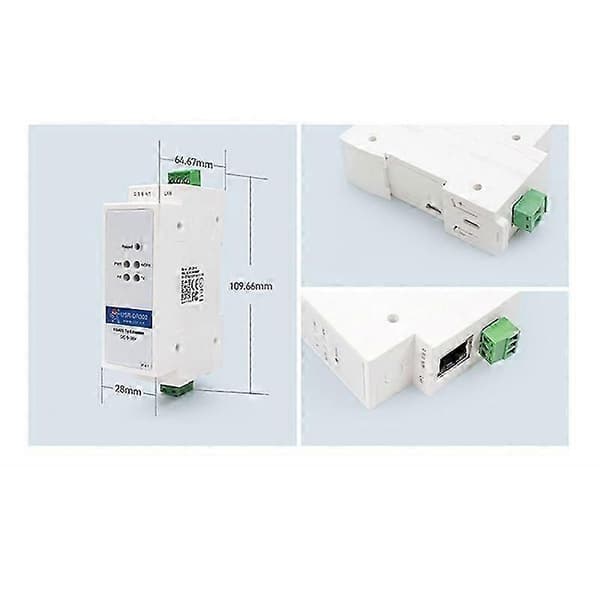USR-DR302 Din Skinne Seriell RS485 til Ethernet TCP IP Server Modul-WELLNGS