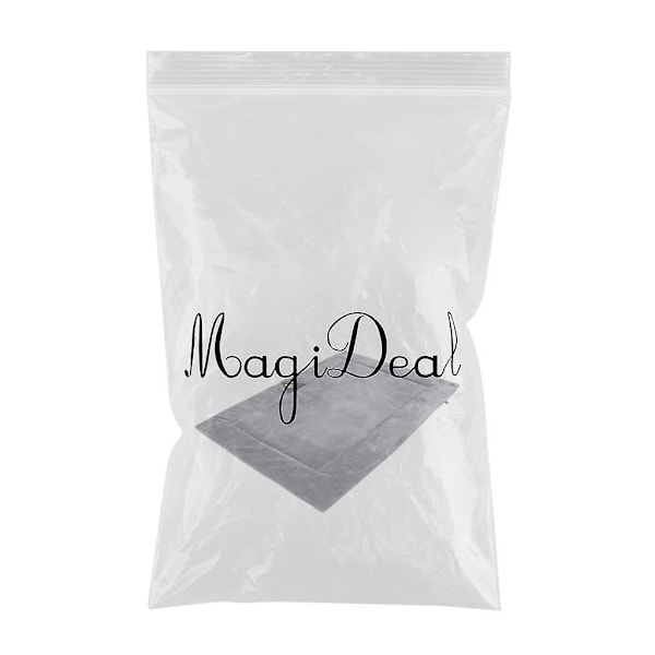 Hundeseng, tæppe, bur, pude, hjem, rejse, hvalp, killing, sovepude, brun, XL - WELLNGS Gray XL