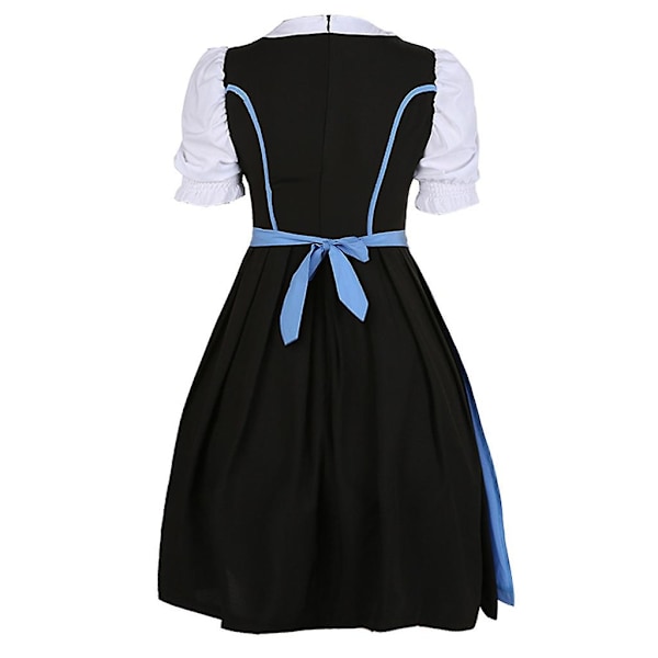 Fashion Anime Med En Stuepige Kostume Sød Cosplay Rollespil Kjole-WELLNGS Blue XL