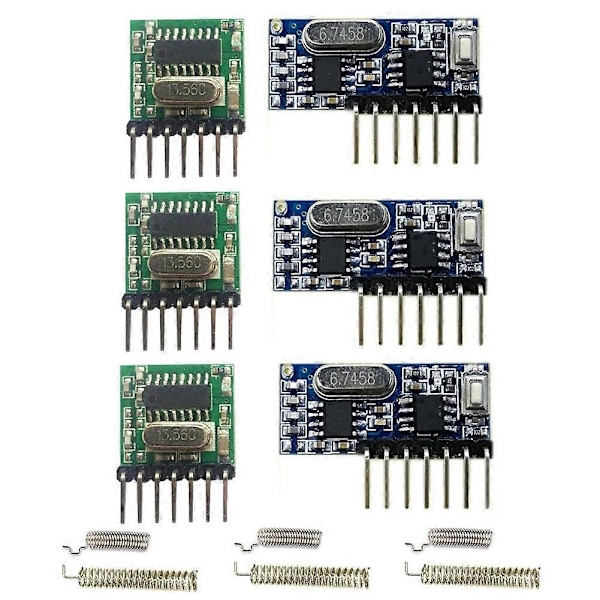 Langaton RX480E-4WQB 433Mhz RF-moduulilähetin ja -vastaanotin 3 sarjaa 4 kanavaista lähtölinkkisarjaa WELLNGSille