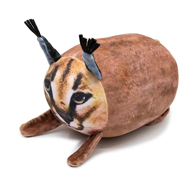 Floppa Plys 8 Tommer Caracal Pude Fyldt Dyr Plys Legetøj til Børn, Anime Fan Gave, Fest Dekoration-WELLNGS