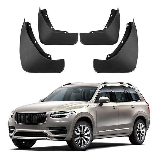 4 STK. Bil Mudguard Mud Flaps Splash Mud Guard til XC90 2015-2023 Biltilbehør - WELLNGS