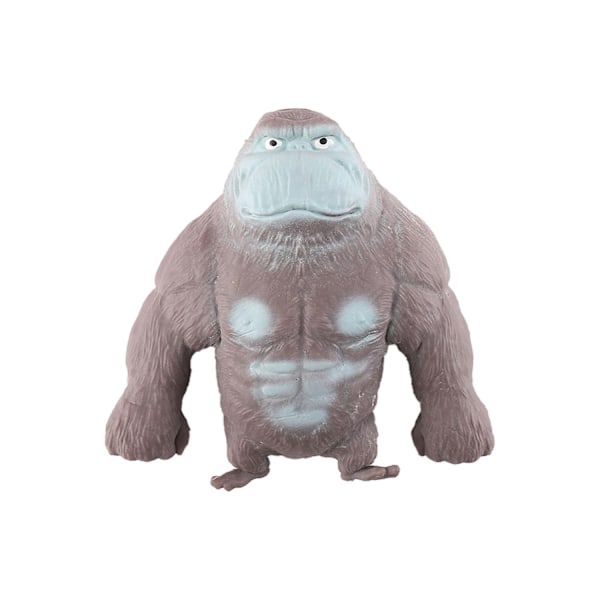 Stor Gorilla Leksak - Stressresistent, Sträckbar och Mjuk Avlastningsdocka - WELLNGS Grey 15*12
