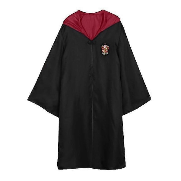 7-delt Magisk Troldmand Harry Potter Cosplay Udklædningskappe Hogwarts Skolekostume - WELLNGS 1Pcs Red Aldut S