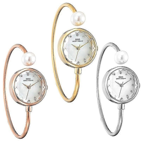 Elegant Silver Damklocka Lyx Diamant Hand Klocka Kvinnlig Vattentät Berömt Märke Mode Dam Armbandsur-WELLNGS Golden Watch Rose