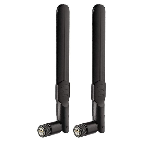 4G LTE-antenne 8DBi SMA-stikantenne (2 stk.) Kompatibel med 4G LTE-router Hjemmetelefon Hotspot Mod-WELLNGS