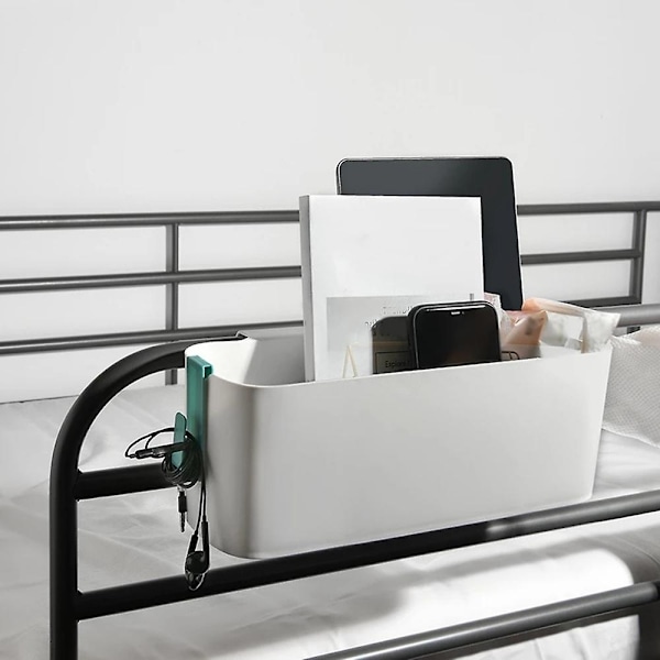 Sengside seng hylle lommer oppbevaring holder til oppbevaring fjernkontroller mobiltelefon lading seng stue bad-WELLNGS