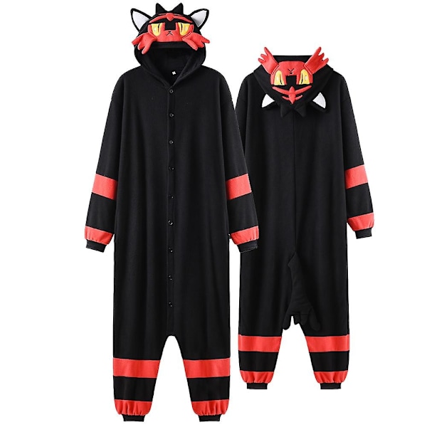 Ku Kigurumi Anime Onesies Kvinner Menn Overalls Morsom Søt Dress for Voksen Vinter Pyjamas Festival Antrekk Dyr Kostymer Jumpsuit Høy Kvalitet-WELLNGS SQ-16 S( fit 150-160cm)