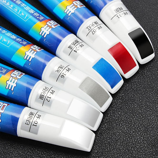 Bilskrapreporation Remover Touch Up DIY Pen Tillbehör för Tesla Model S 3 X Y Smart Fortwo Forfour 453 451 450-WELLNGS Silver