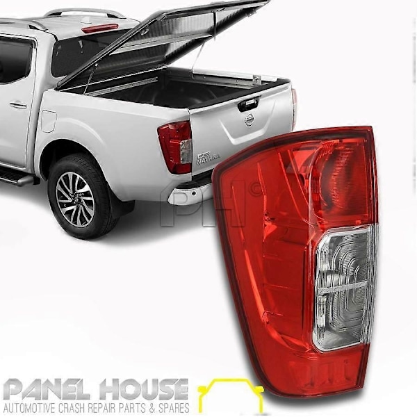 Egnet for Nissan Navara bakre baklykt NAVARA NP300 D23 2015 baklykt pickup baklykt-WELLNGS Double white left With Line