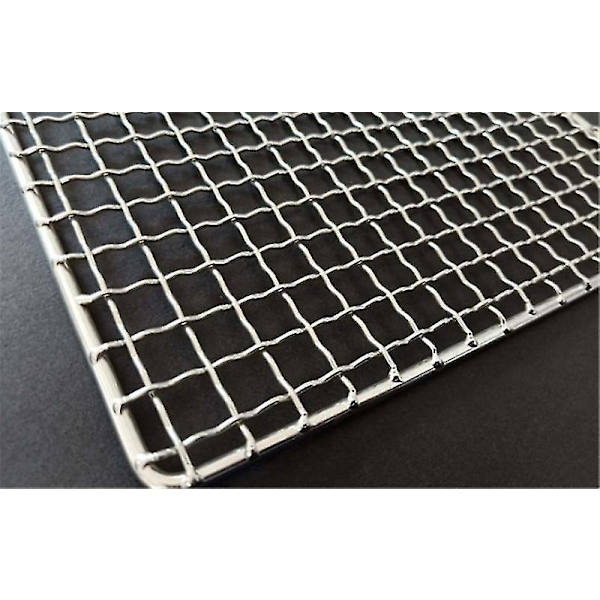 Rustfrit stål grillmåtte net-WELLNGS 38x38cm