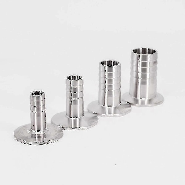 Ruostumattomasta teräksestä valmistettu letkuliitin, Tri Clamp -WELLNGS 32mm Hose Barb 25.4mm Ferrul