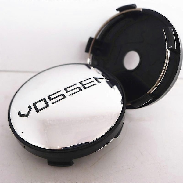 4 stk. 60 mm Vossen Hjul Center Nav Kapsel Bil Fælge Støvtæt Dæksel Navkapsler 56 mm Emblem Auto Styling Tilbehør - WELLNGS K