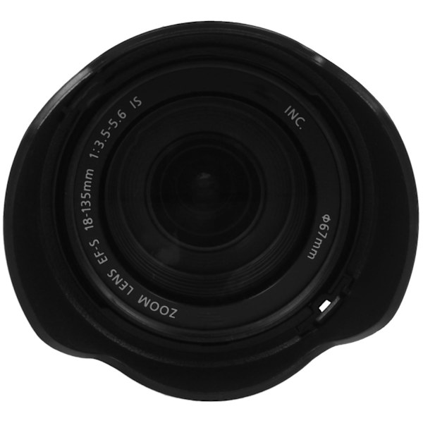 Ew-73c Bajonettlinshuv för EF-S 10-18mm F/4.5-5.6 IS, svart-WELLNGS