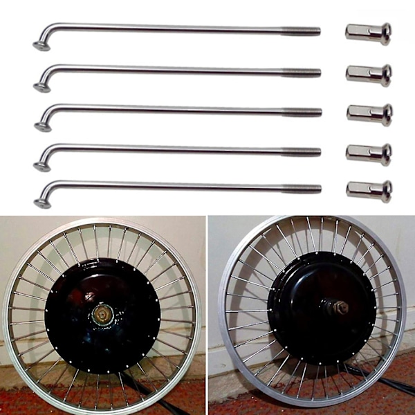 36 stk slitesterke og rustbestandige sykkeleiker - WELLNGS 210MM