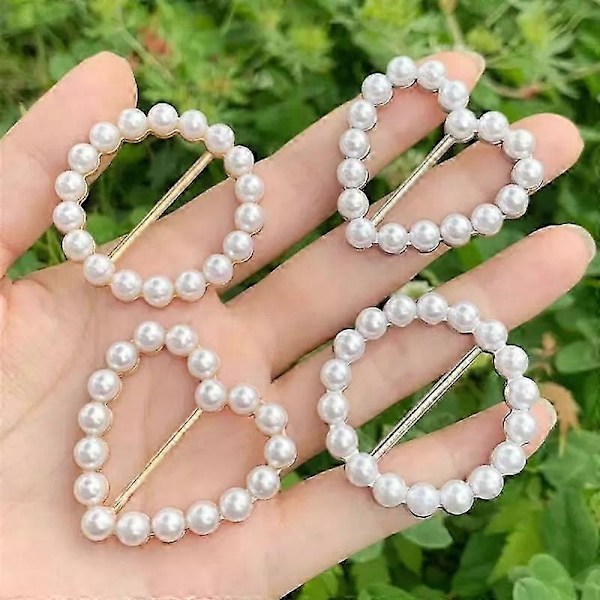 4 st Scarves Ring Clip-T-Shirt Clip Kläder Hörn Knuten Knapp för Kvinnor-WELLNGS White K circle set2