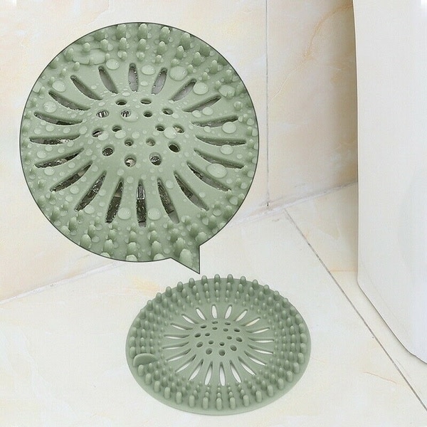 Badeværelsesvask Filter Hårsamler | Vask filter | 1 pakke-WELLNGS grön