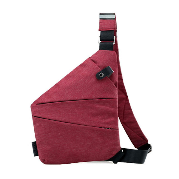 2024 Ny Wander Anti-tyveri Rejsetaske Sling Bag Rejsetaske-WELLNGS Red