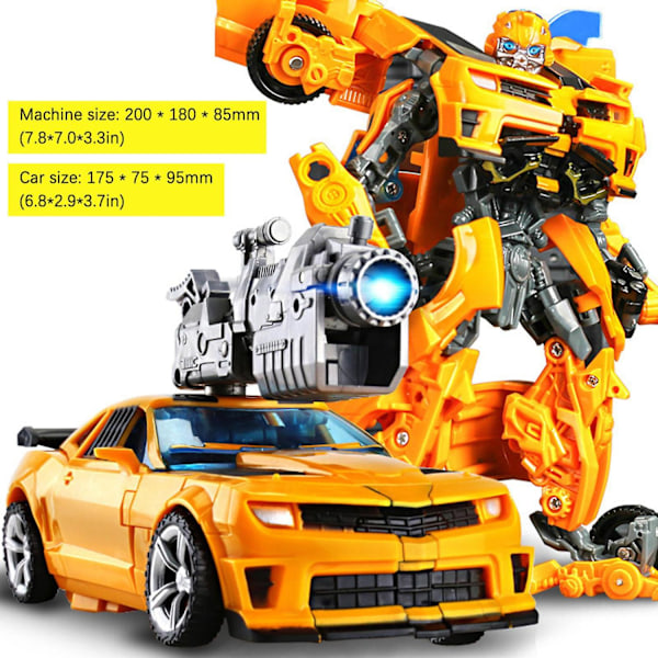 Deformation Robot Leksak, Transformers Deformerad Bil Actionfigur Modell Present till Barn Flickor Pojkar - WELLNGS orange