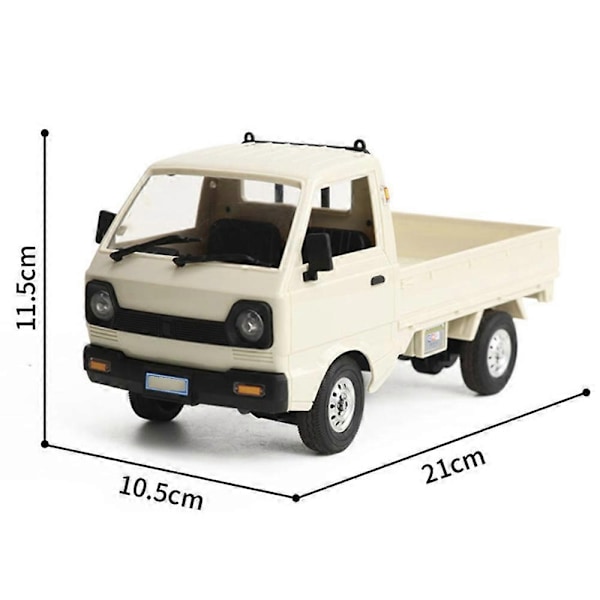 Mini 1/16 2WD RC Bil Simuleringsdrift Klatretruck LED Lys Motorvej 130 Motor Velegnet til Børnegave Legetøj - WELLNGS