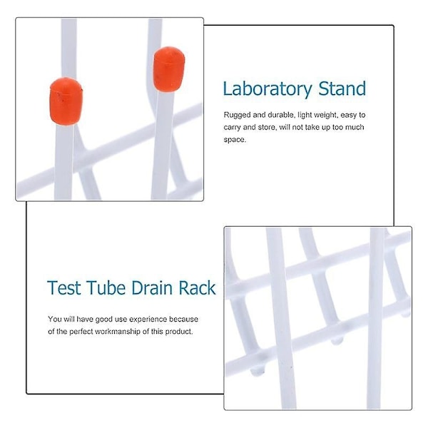Labtørrestativ 24 Pegs Lab Glasvarer Stativ Wire Glasvarer Tørrestativ Vægmontering/Fritstående Lab G-WELLNGS