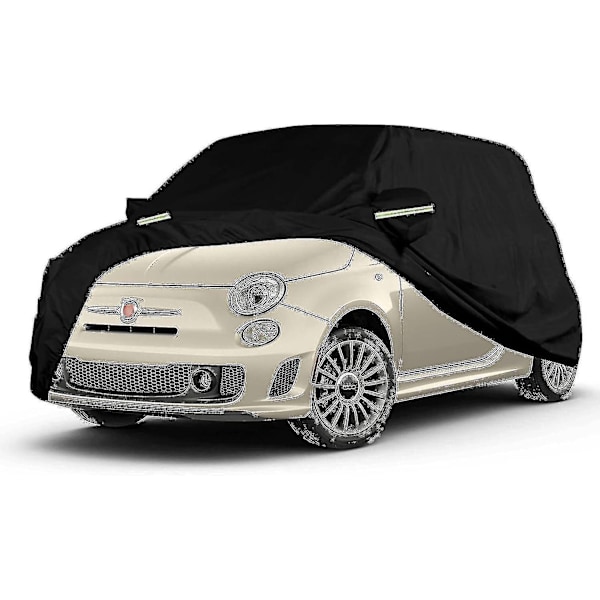 Vandtæt bildæksel kompatibel med Fiat 500/500c/500e/abarth 500 2007-2022, 4-WELLNGS