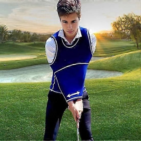 Golf Swing Treningshjelp Skjorte Pustende Arm Holdningskorrigerer Menn Kvinner Golf Swing Øvelsesvest Golftilbehør Nybegynner-WELLNGS black L