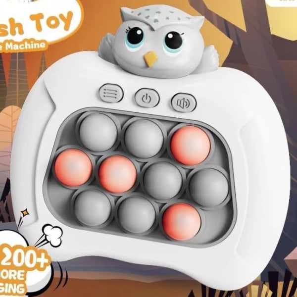 Owl Pop It Game - Pop It Pro Light Up Game Quick Push Fidget-WELLNGS E