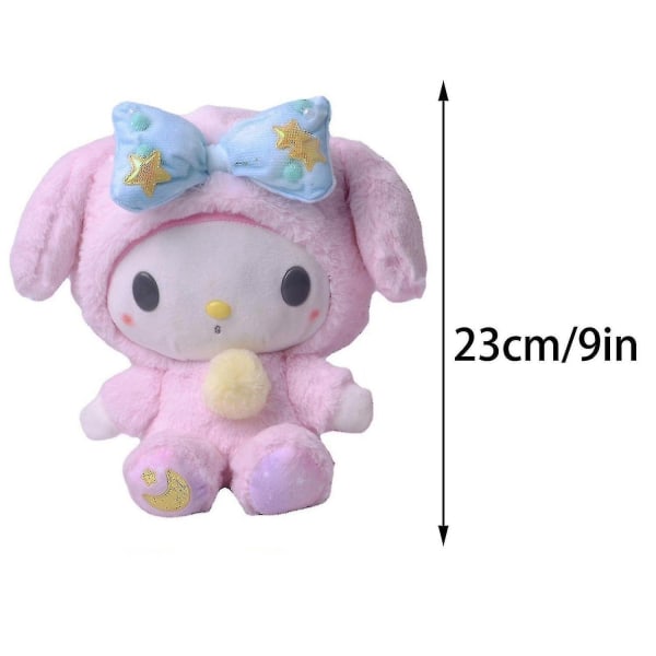 Sanrio-serie tegneserie-anheng 23cm Melody plysjdukke leketøy gave - Perfekt My Melody