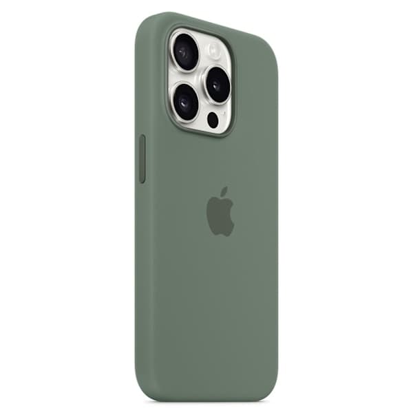 Magnetisk silikondeksel til iPhone 15 Pro Max, MagSafe-kompatibelt, grønn iPhone 15 Pro Max Green