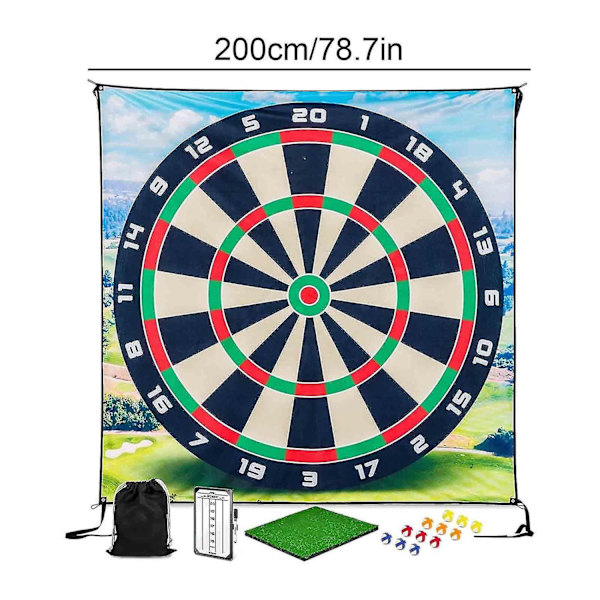 Nytt gigantiskt golfspelset för Dart Chipping Challenge-WELLNGS 200cm