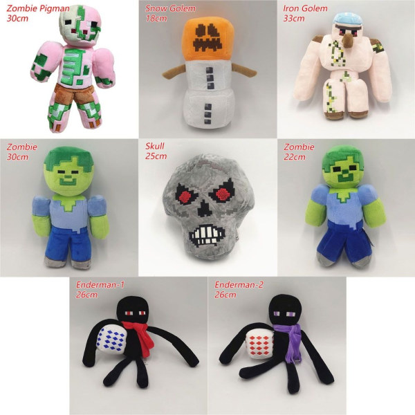 Minecraft Toys Game Doll ZOMBIE-30CM ZOMBIE-30CM-WELLNGS