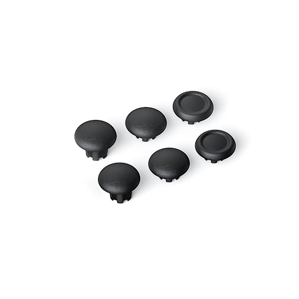 Silikone Rocker-erstatning Analog Stick Joystick Thumbsticks Cap til Ps5 Edge-WELLNGS Black