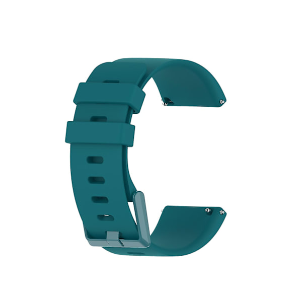 Silikone urrem til Fitbit Versa 2/Versa Lite/Størrelse: L-WELLNGS Dark green Other Phone Models