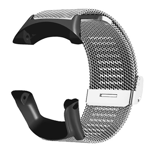 för Suunto Ambit3 Peak/Ambit2 klockarmband i rostfritt stål Milanese Mesh Strap-WELLNGS Silver