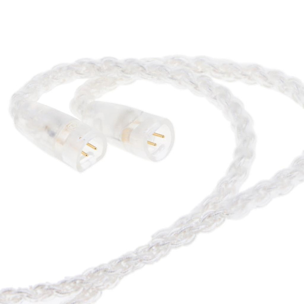 Bluetooth-adapteruppgraderingskabel för Sennheiser Ie8 Ie80 Ie8i Ie80s Bronze-WELLNGS Silver