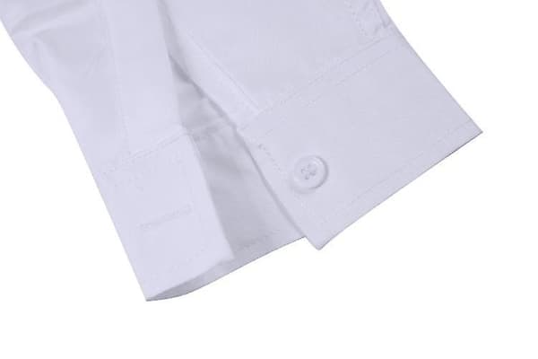 Herre Regular-Fit Langærmet Oxford Skjorte-WELLNGS White M