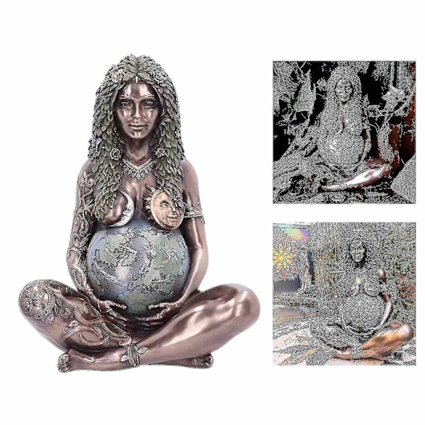 Millennium Gaia Jordmodergudinnan Te Fiti Oberonzer Staty Medium (Medium) - WELLNGS