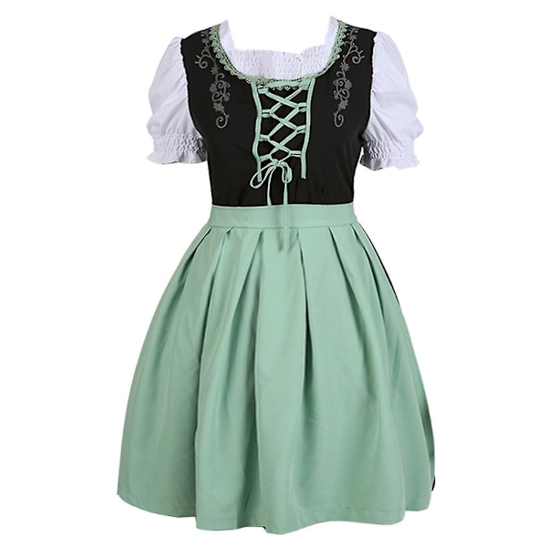 Fashion Anime Med En Pigekjole Sød Cosplay Rollespil Kjole-WELLNGS Green XXXXXL