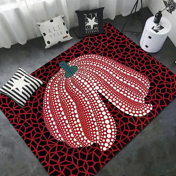 Yayoi Kusama Taide Lattiapäällyste Pohjoismainen Tyyli Koti Ovimatto Kylpyhuone-wc Matot Makuuhuone Hotelli Sisustus Matto-WELLNGS z3 80x160cm