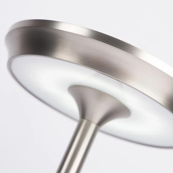 Trådløs Skrivebordslampe/Bordlampe - LED Light-WELLNGS Silver