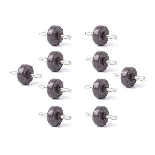 10 kpl pohjalevyn pyöriä, jotka ovat yhteensopivia Drive Cleaner Head Rollers -osien kanssa - WELLNGS