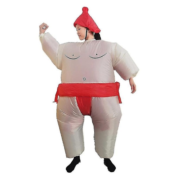 Lasten Ilmapuku Sumopainija - Hauska Halloween-Puku Pojille - WELLNGS RED Child