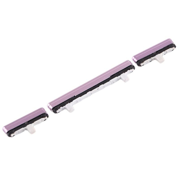 for Samsung Galaxy Note9 N960 3 stk./sæt OEM tænd/sluk og lydstyrke sideknapper-WELLNGS Purple