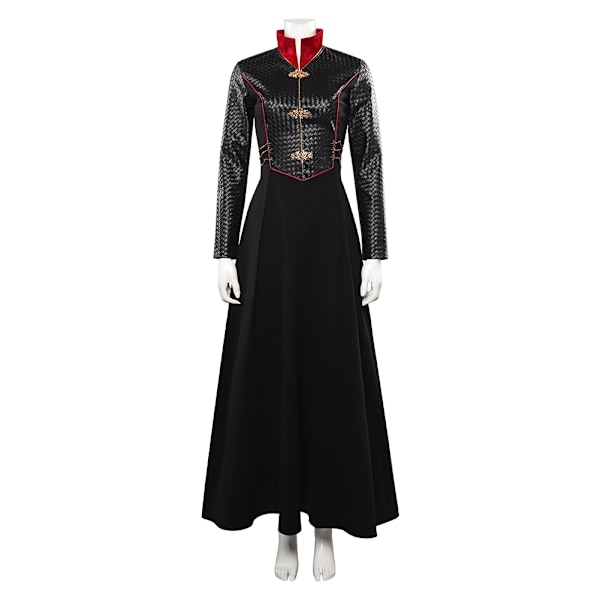 Kvinnors COS Targaryen Demon Cosplay Kostym Rhaenyra Fantasy Robe Vuxen Rock Klänning Kostym Halloween Karneval Fest Klänning Kostym XXXL-WELLNGS XXXL Style F