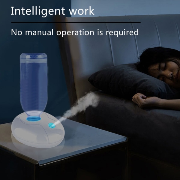 USB Bærbar luftfugterflaske Aroma Diffuser LED Natlys Mist Maker til luftbefugtning Hjemmekontor-WELLNGS