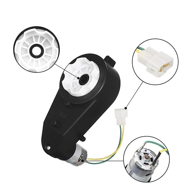 24V Lasten sähköauton vaihteisto 30000RPM moottori 2 kpl Sähkömoottorin vaihteisto Moottoripyörät Suuri nopeus RS555 Vetomoottori-WELLNGS
