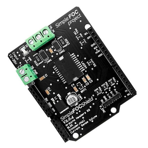 SimpleFOC Shield V2.0.4 FOC BLDC -moottoriohjainkortti, yhteensopiva Arduino Servon kanssa UUSI KITTI - WELLNGS