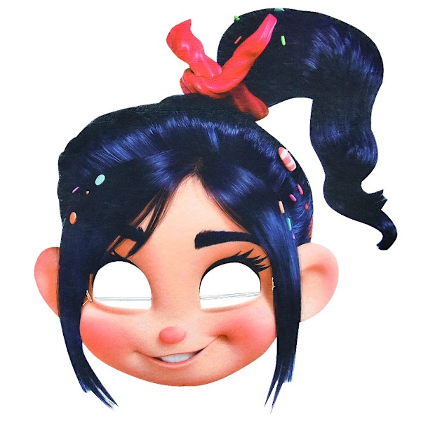 Jenter Wreck-It Ralph 2 Klær Vanellope Von Schweetz Vocaloid Cosplay Halloween Kostyme Barnekjole Bukser Sett Jenter 7T-WELLNGS 7T mask